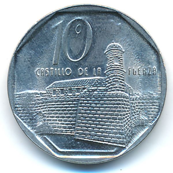 Куба, 10 сентаво (2008 г.)