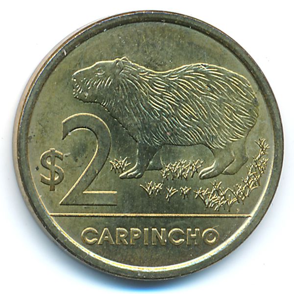 Уругвай, 2 песо (2012 г.)