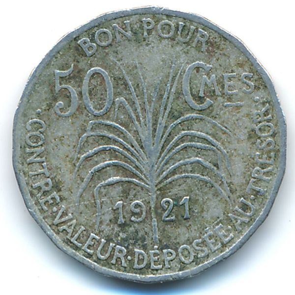 Гваделупа, 50 сентим (1921 г.)