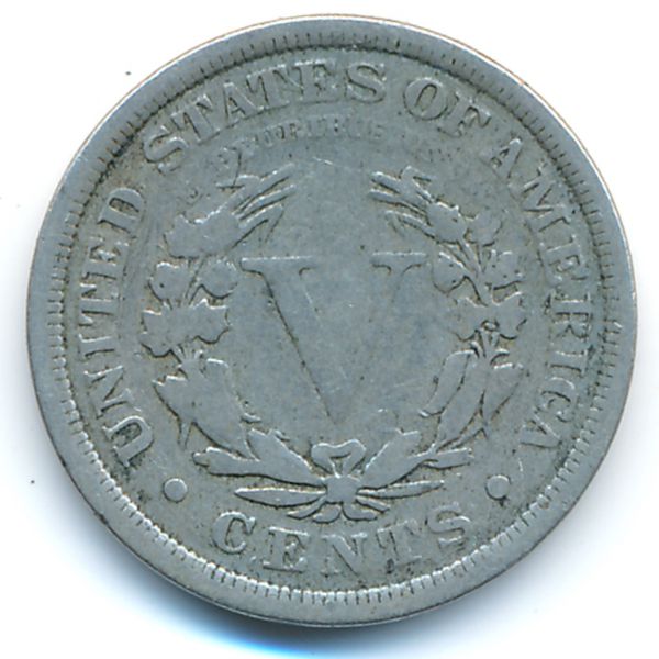 США, 5 центов (1908 г.)