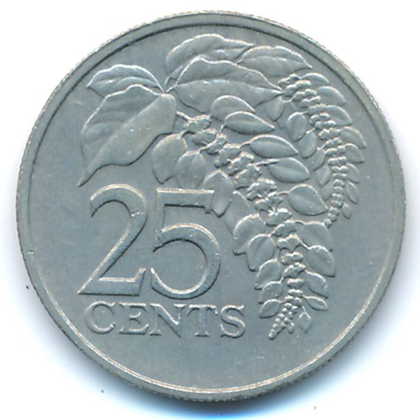 Тринидад и Тобаго, 25 центов (1983 г.)