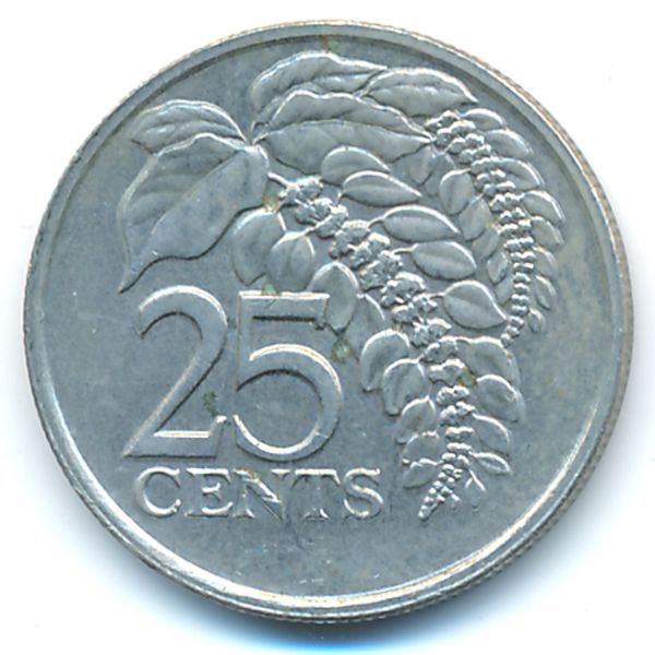 Тринидад и Тобаго, 25 центов (1993 г.)