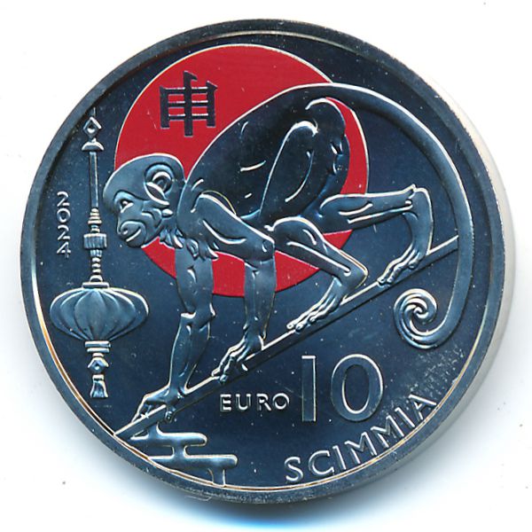 Сан-Марино, 10 евро (2024 г.)