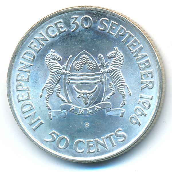 Ботсвана, 50 центов (1966 г.)