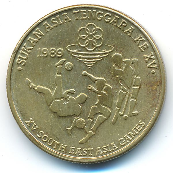Малайзия, 5 ринггитов (1989 г.)