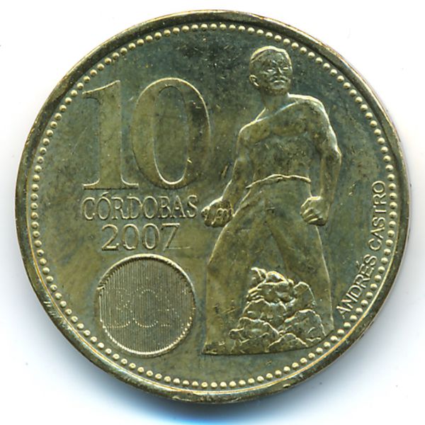 Никарагуа, 10 кордоба (2007 г.)