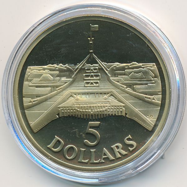 Австралия, 5 долларов (1988 г.)
