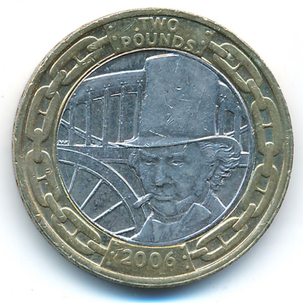 Великобритания, 2 фунта (2006 г.)