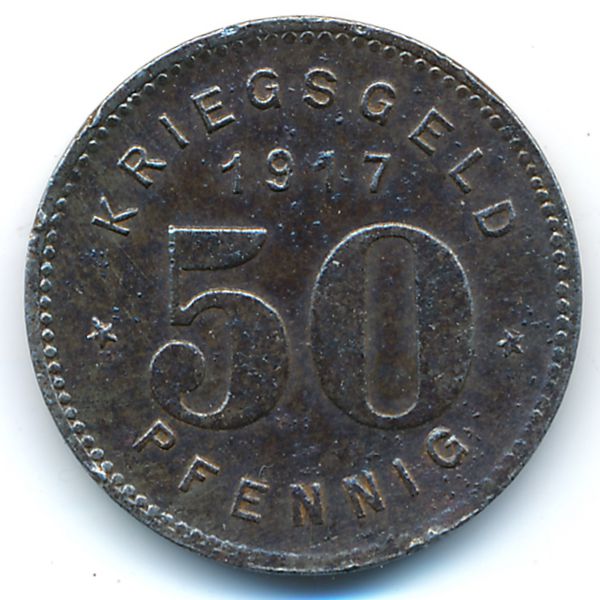 Боттроп., 50 пфеннигов (1917 г.)