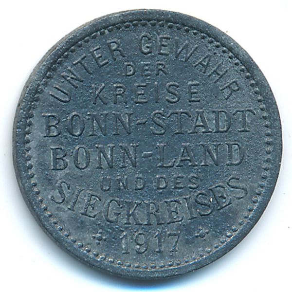 Бонн., 10 пфеннигов (1917 г.)