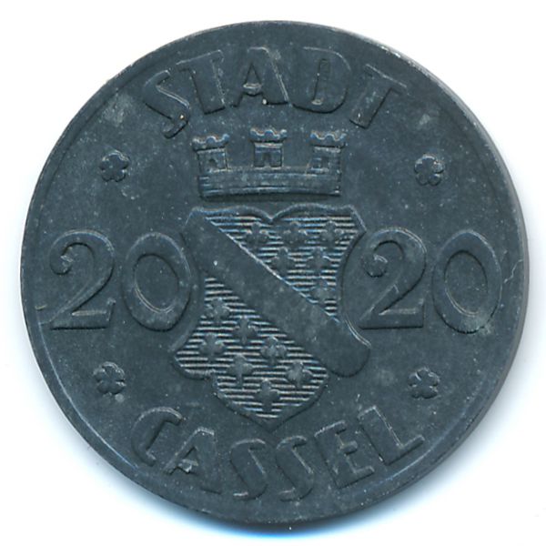 Кассель., 20 пфеннигов (1920 г.)