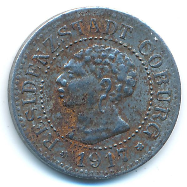 Кобург., 5 пфеннигов (1917 г.)