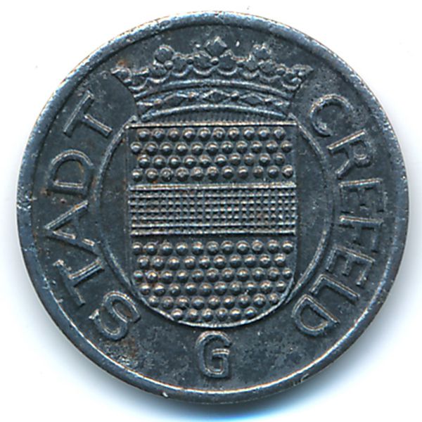 Крефельд., 5 пфеннигов (1919 г.)