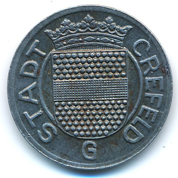 Крефельд., 10 пфеннигов (1919 г.)