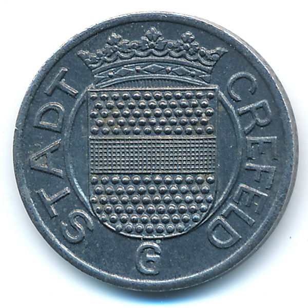 Крефельд., 10 пфеннигов (1919 г.)