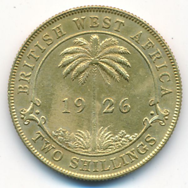 Британская Западная Африка, 2 шиллинга (1926 г.)