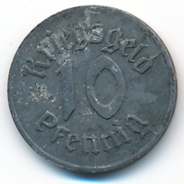 Страсбург., 10 пфеннигов (1918 г.)