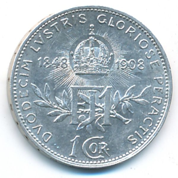 Австрия, 1 крона (1908 г.)