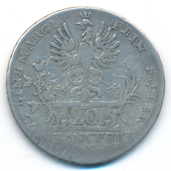 Франкфурт, 20 крейцеров (1764 г.)