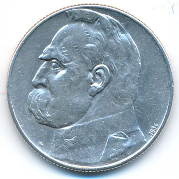 Польша, 5 злотых (1934 г.)