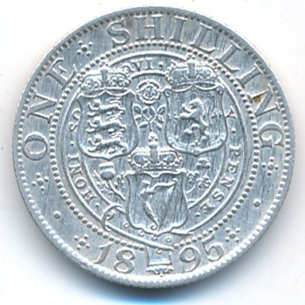 Великобритания, 1 шиллинг (1895 г.)
