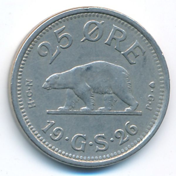 Гренландия, 25 эре (1926 г.)