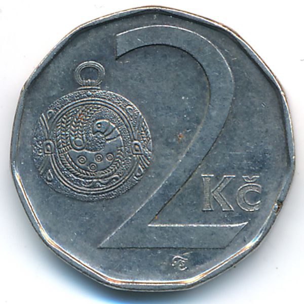 Чехия, 2 кроны (2004 г.)