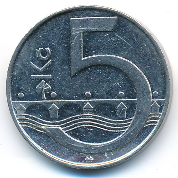 Чехия, 5 крон (2002 г.)