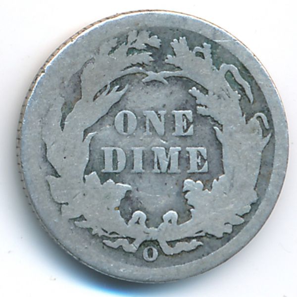 США, 1 дайм (1891 г.)