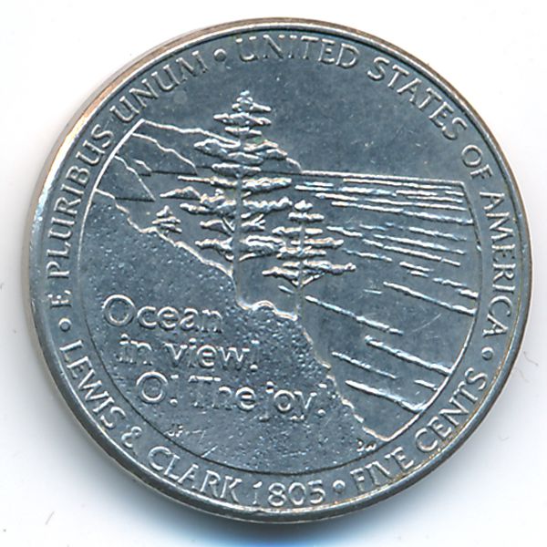 США, 5 центов (2005 г.)