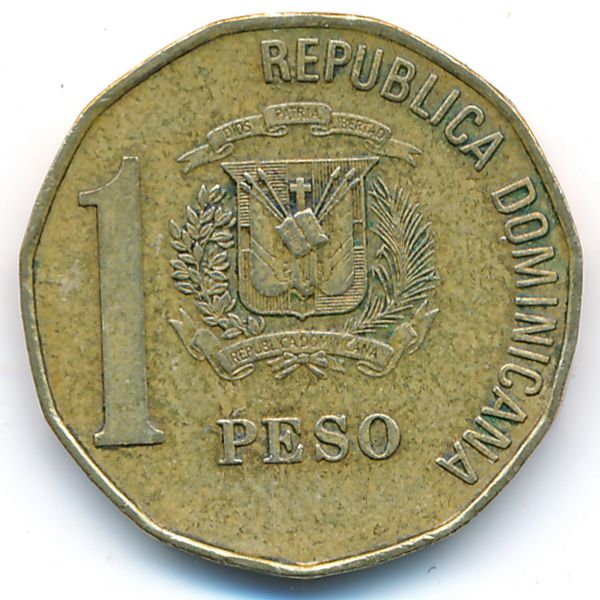 Доминиканская республика, 1 песо (2002 г.)