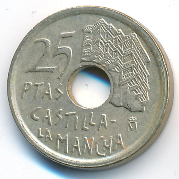 Испания, 25 песет (1996 г.)