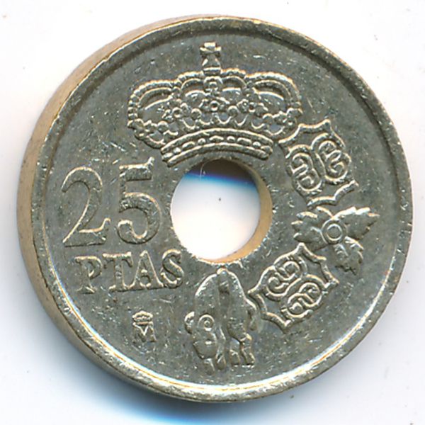 Испания, 25 песет (2001 г.)