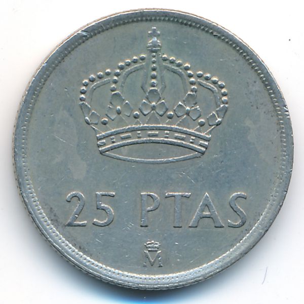 Испания, 25 песет (1982 г.)