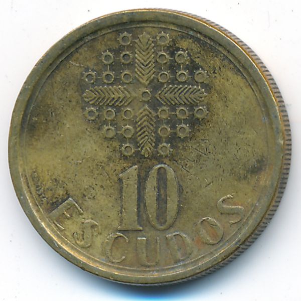 Португалия, 10 эскудо (1988 г.)