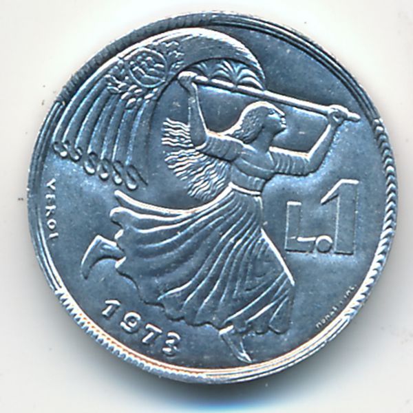 Сан-Марино, 1 лира (1973 г.)