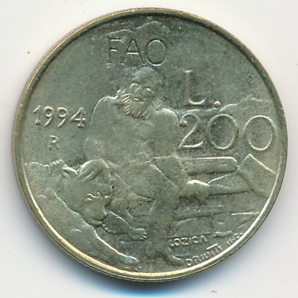 Сан-Марино, 200 лир (1994 г.)