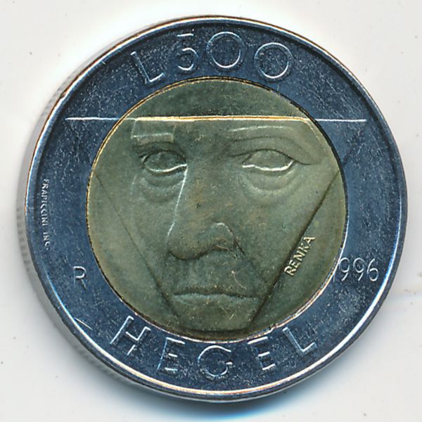 Сан-Марино, 500 лир (1996 г.)