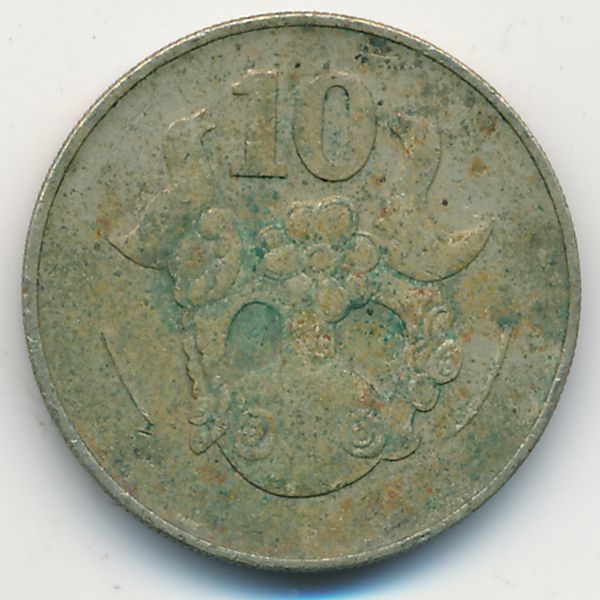 Кипр, 10 центов (1983 г.)
