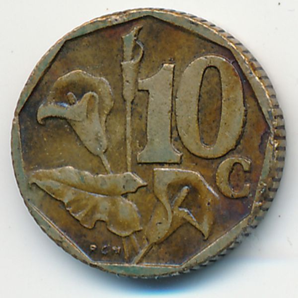 ЮАР, 10 центов (1996 г.)