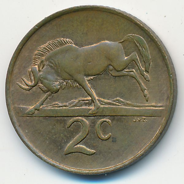 ЮАР, 2 цента (1990 г.)