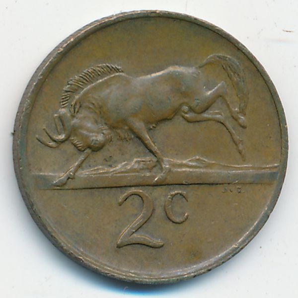 ЮАР, 2 цента (1977 г.)