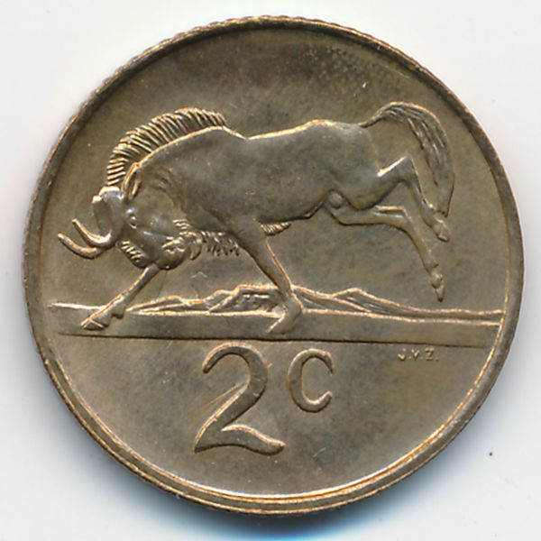ЮАР, 2 цента (1989 г.)
