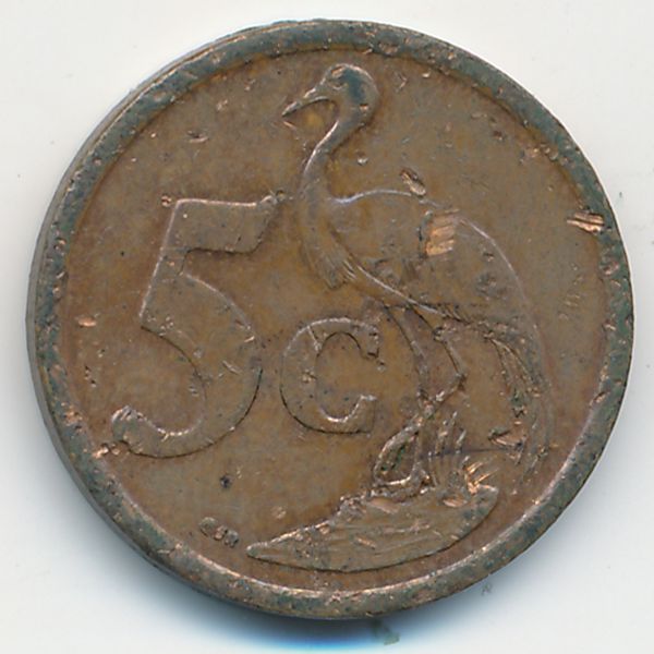 ЮАР, 5 центов (2005 г.)