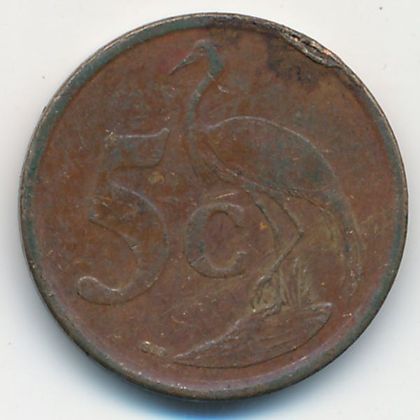 ЮАР, 5 центов (2009 г.)