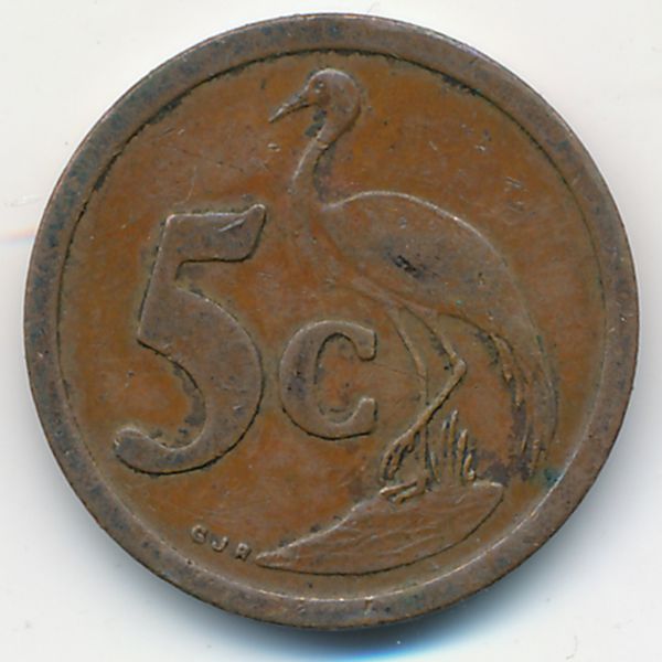 ЮАР, 5 центов (1990 г.)