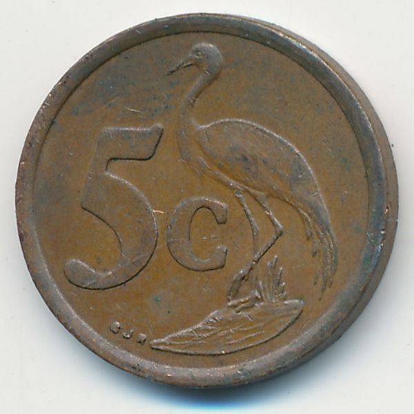 ЮАР, 5 центов (1997 г.)