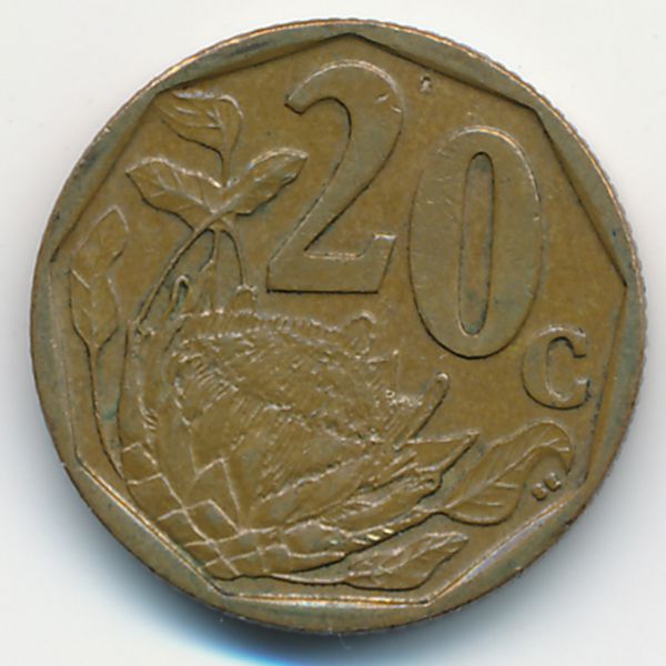 ЮАР, 20 центов (2004 г.)