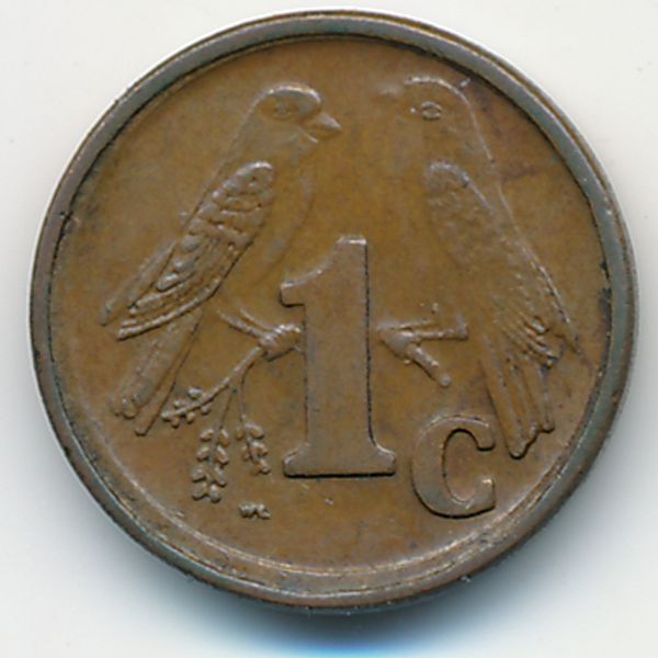 ЮАР, 1 цент (1990 г.)