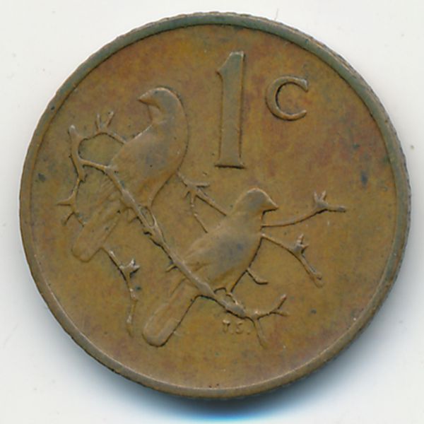 ЮАР, 1 цент (1974 г.)